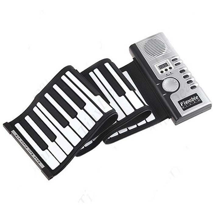 

Гибкая MIDI клавиатура синтезатор пианино 61 кл