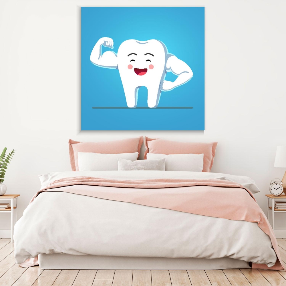 

Картина на холсте Стоматология Strong And Healthy Tooth 50х65 см.