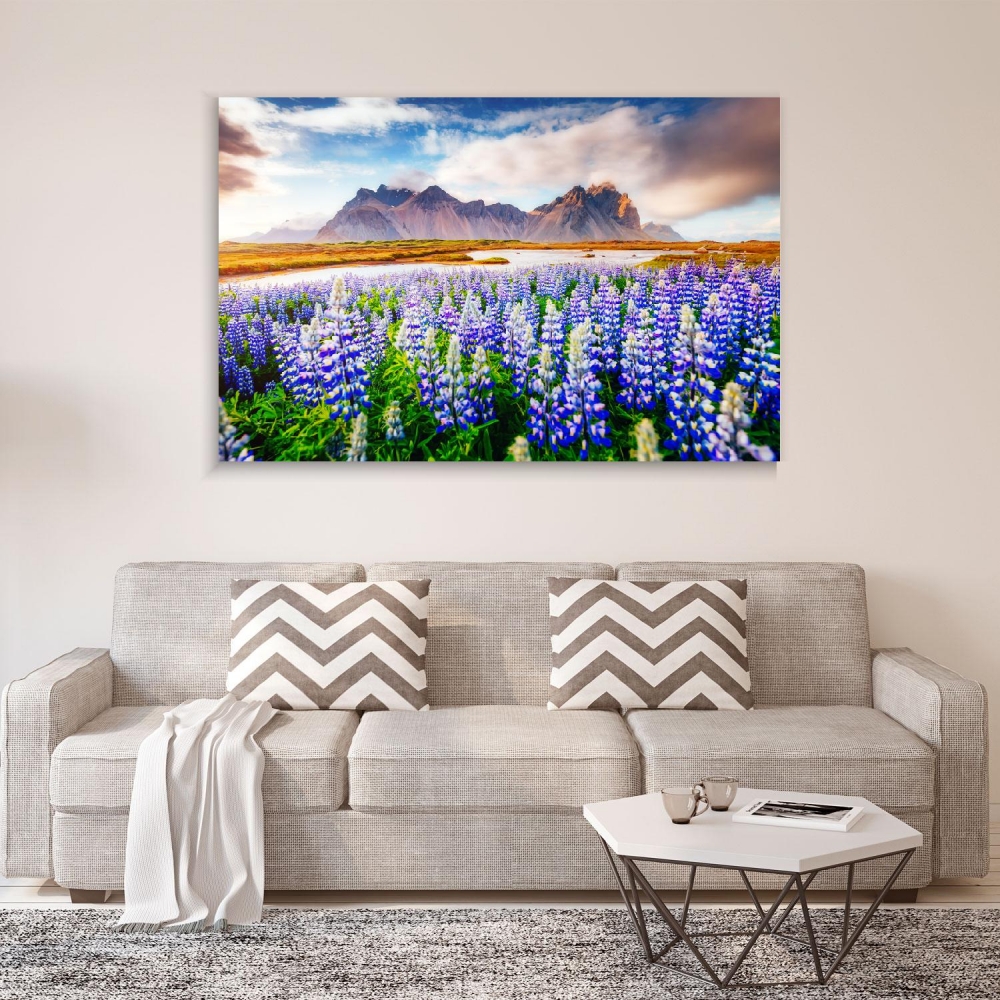 

Картина на холсте Природа Great View Of Lupine Flowers 75х100 см.