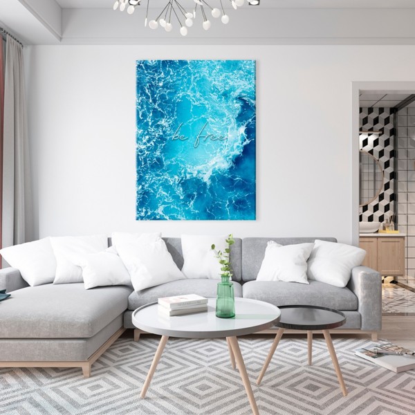 

Картина на холсте Природа Ocean 110х150 см.