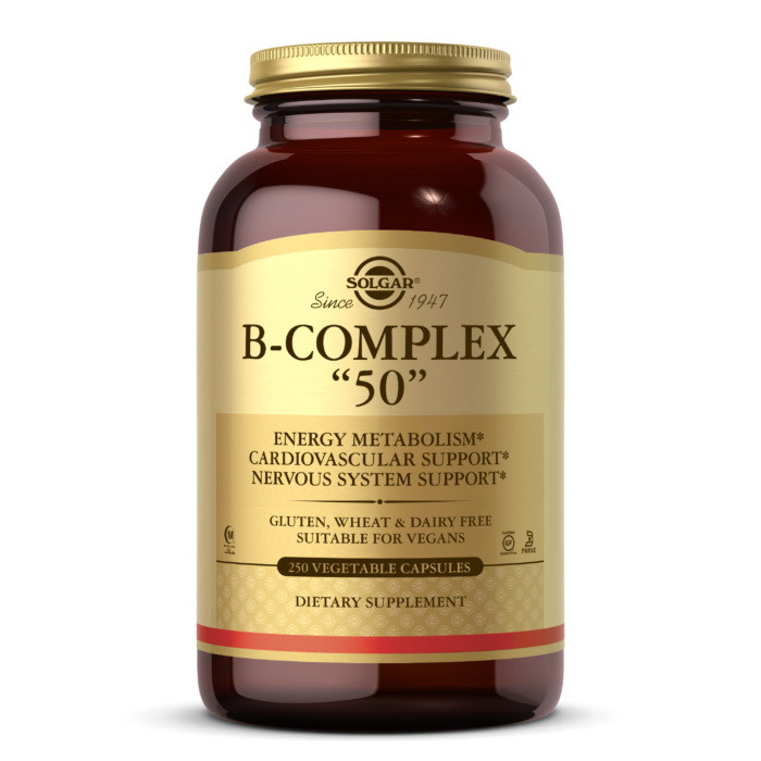 

Комплекс витаминов группы Б Солгар / Solgar B-Complex "50" (250 veg caps)