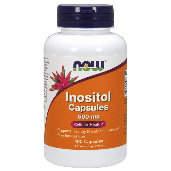 

Инозитол (витамин В-8) Нау Фудс / Now Foods Inositol 500 mg 100 caps / капсул
