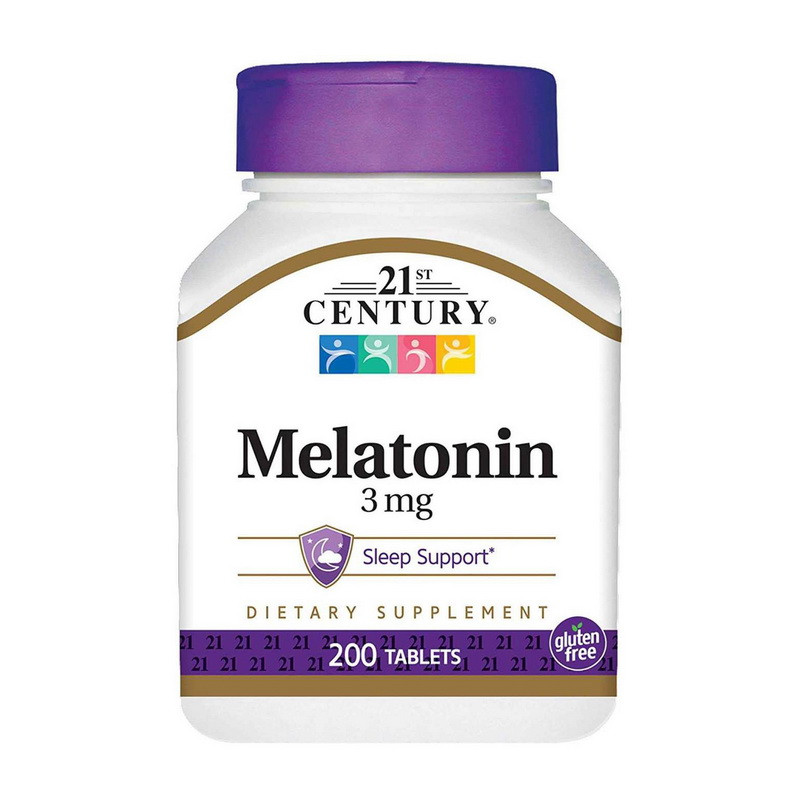 

Мелатонин для улучшения сна 21st Century Melatonin 3 mg 200 tabs / таблеток