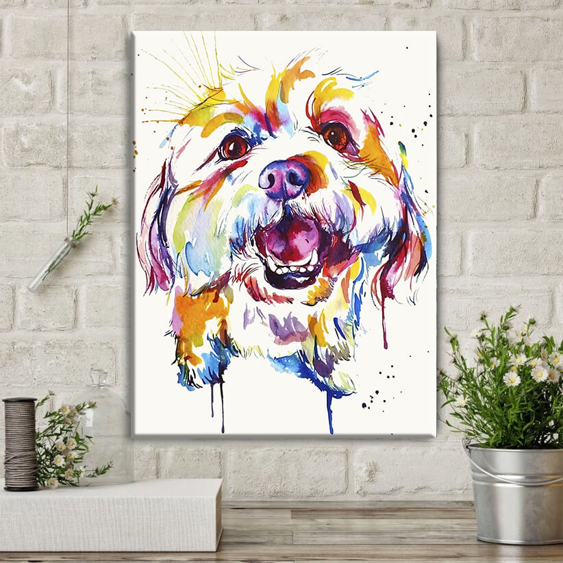 

Картина на холсте Животные Watercolor B.Cllie 110х150 см.