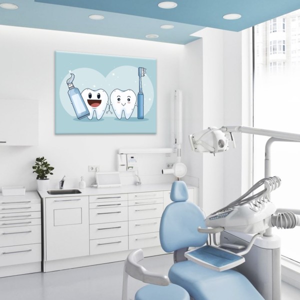 

Картина на холсте Стоматология Healthy Teeth 110х150 см.