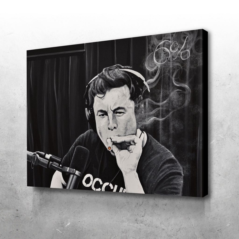 

Картина на холсте Личности J.R. Elon 90х120 см.