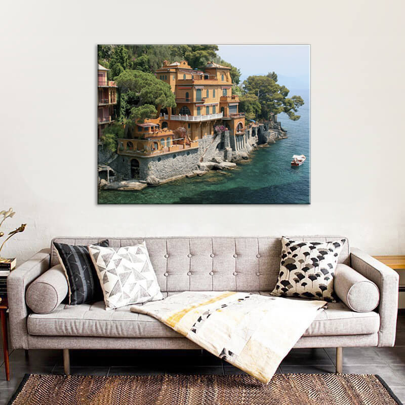 

Картина на холсте Путешествия Portofino 110х150 см.