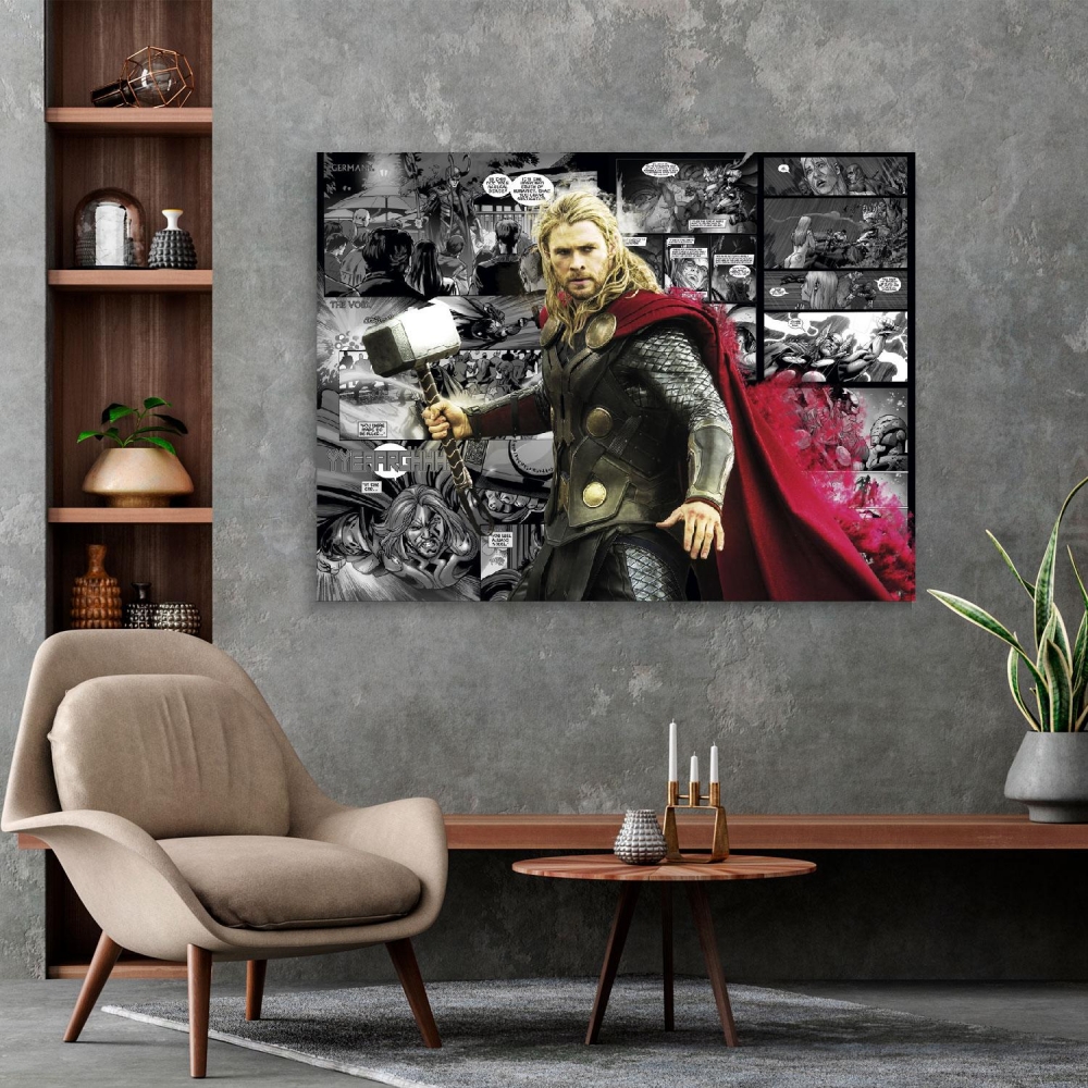 

Картина на холсте Фильмы/сериалы Thor 110х150 см.