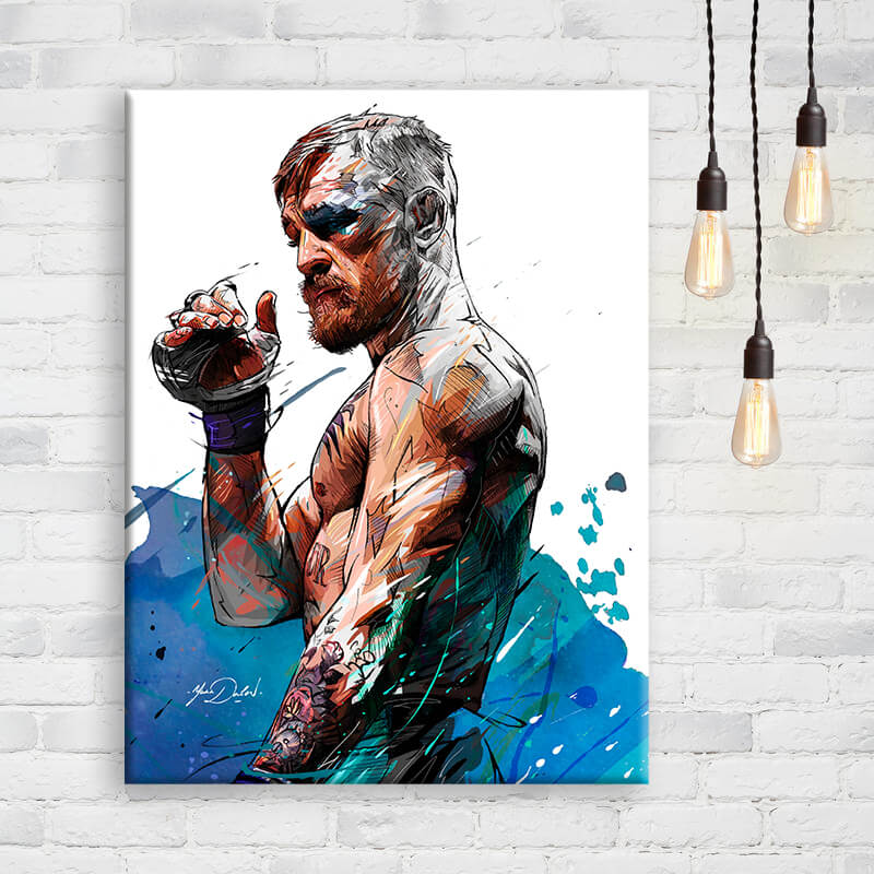

Картина на холсте Личности Conor McGregor 110х150 см.