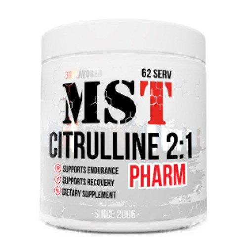 

Аминокислота L-цитруллин малат порошок МСТ / MST Citrulline 2:1 Pharm 250 g, unflavored / без вкуса