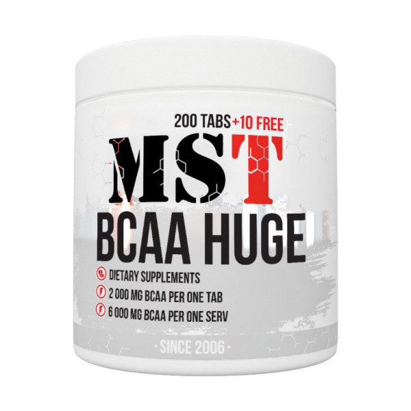

Аминокислота Бцаа МСТ / MST BCAA HUGE 2:1:1 200 tabs / таблеток