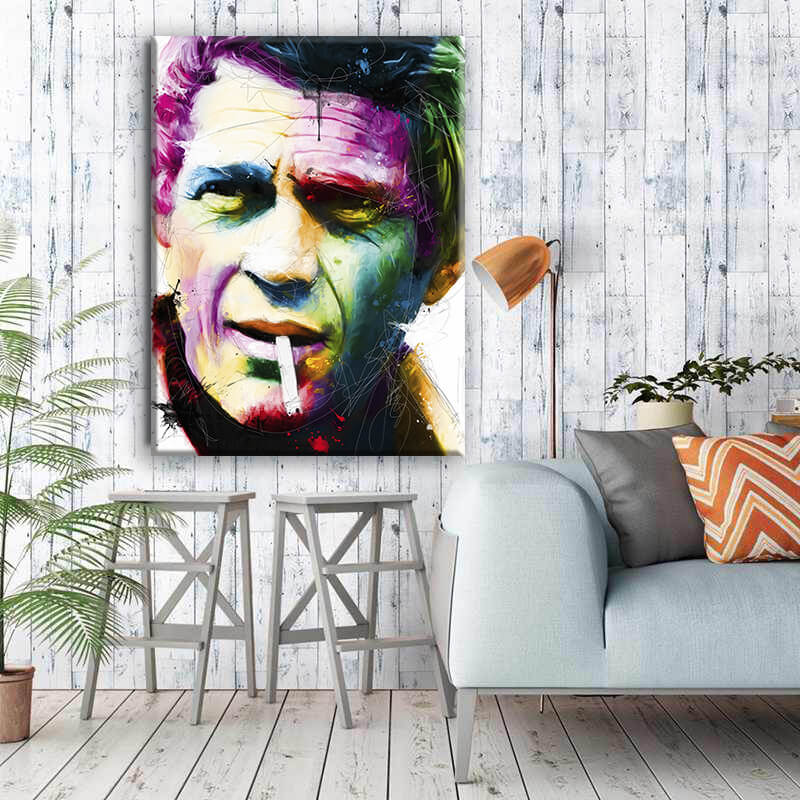 

Картина на холсте Личности Steve McQueen 110х150 см.