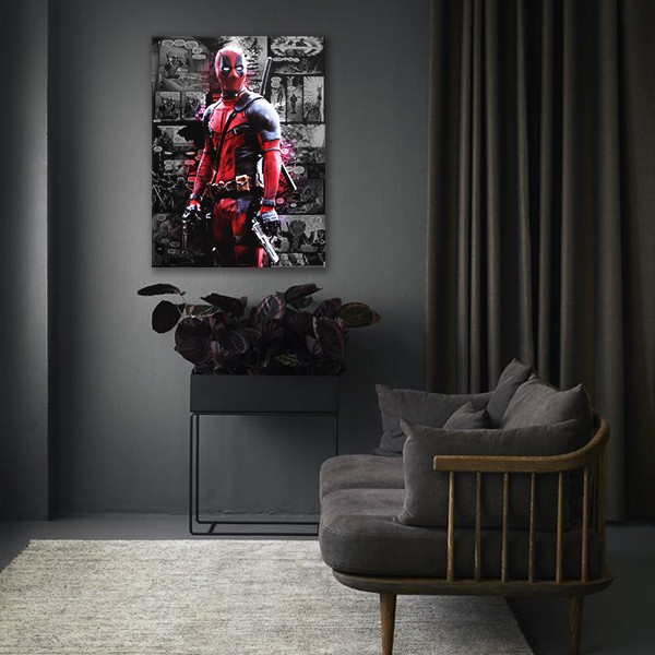 

Картина на холсте Фильмы/сериалы Deadpool 110х150 см.