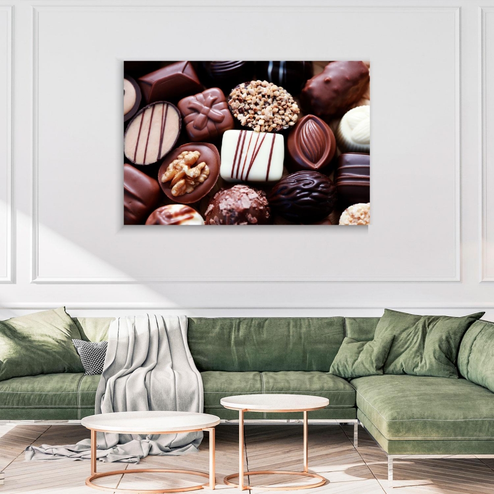 

Картина на холсте Для кухни Various Chocolates 75х100 см.