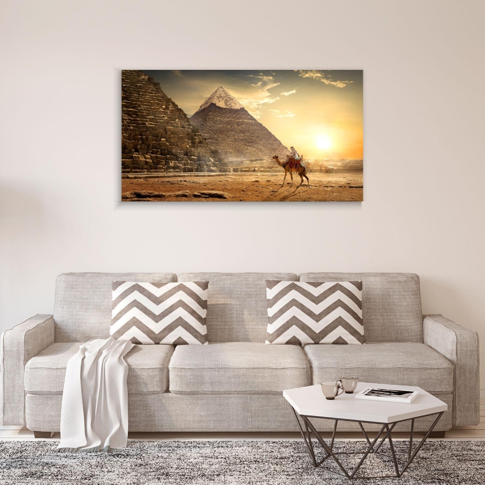 

Картина на холсте Природа Camel And Desert 70х140 см.