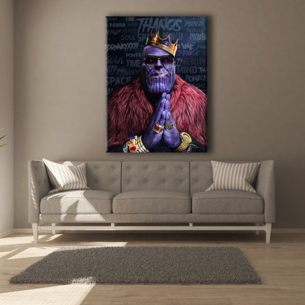 

Картина на холсте Фильмы/сериалы Thanos 110х150 см.
