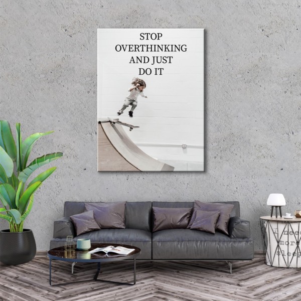 

Картина на холсте Мотивация Just Do It 110х150 см.