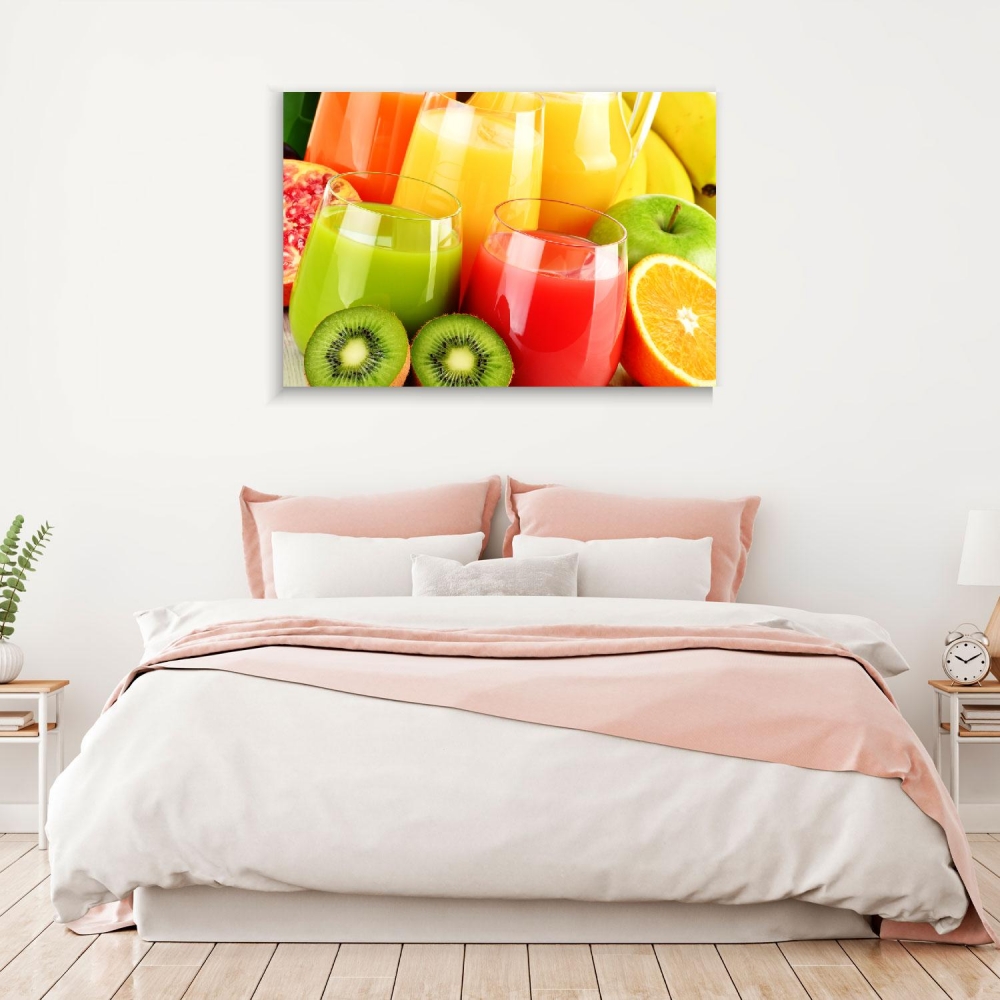 

Картина на холсте Для кухни Juice And Fruit 75х100 см.