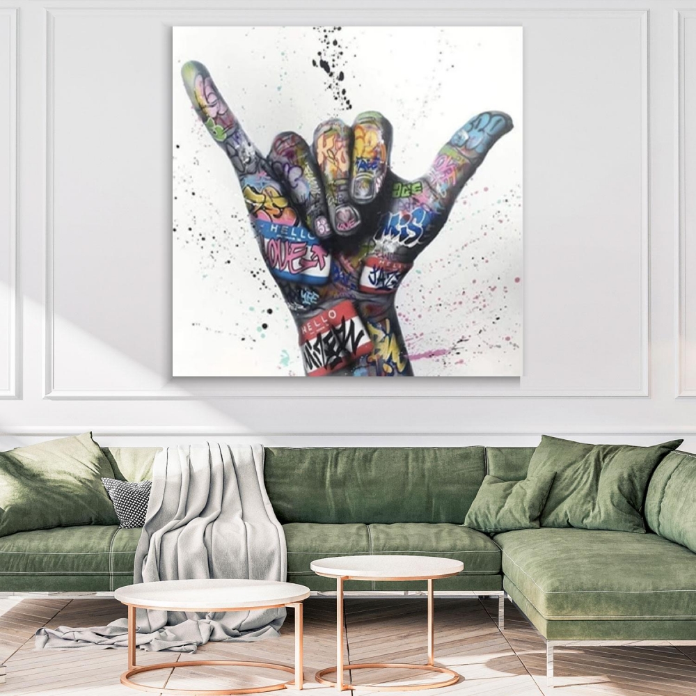 

Картина на холсте Урбан Арт Shaka Graffiti Street 50х50 см.
