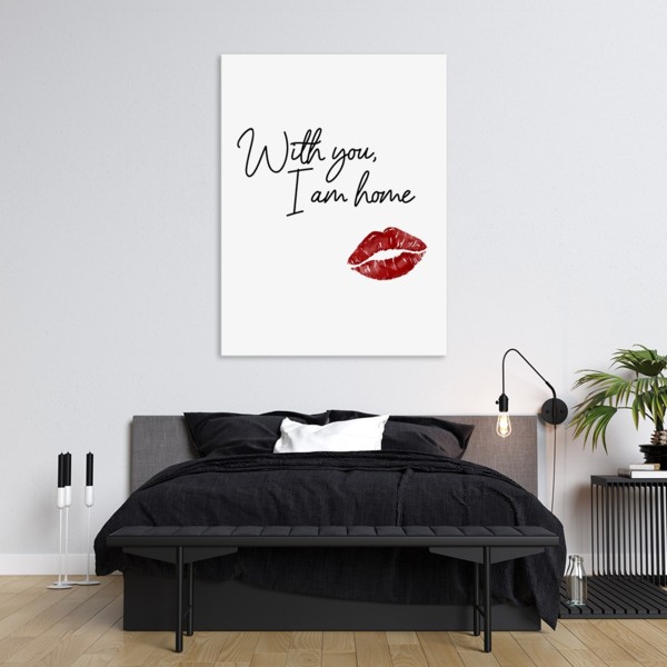 

Картина на холсте Для дома With You 110х150 см.