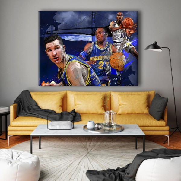 

Картина на холсте Cпорт NBA Golden State Warriors 110х150 см.