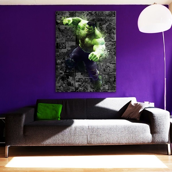 

Картина на холсте Фильмы/сериалы Hulk 110х150 см.