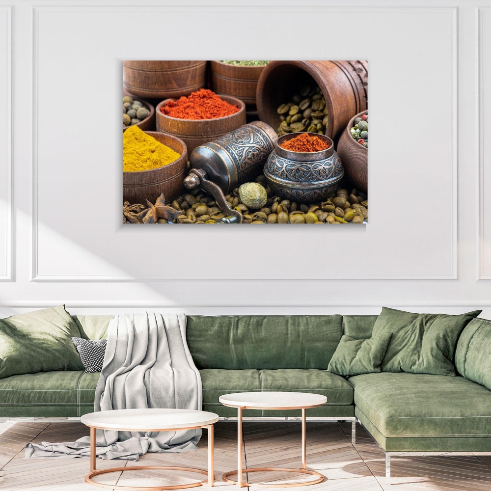 

Картина на холсте Для кухни Selection Of Spices 45х60 см.
