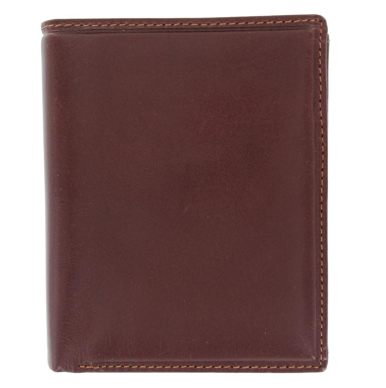 

Вертикальный кошелек из гладкой кожи Visconti MZ3 brown