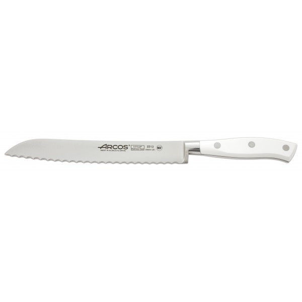 

Нож кухонный для хлеба Arcos Riviera White 200 мм 231324