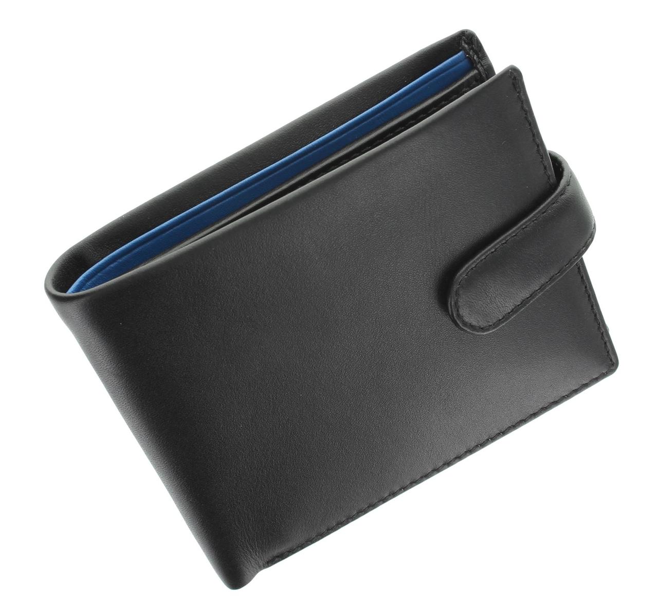 

Черно-синее портмоне Visconti PM100 black/cobalt