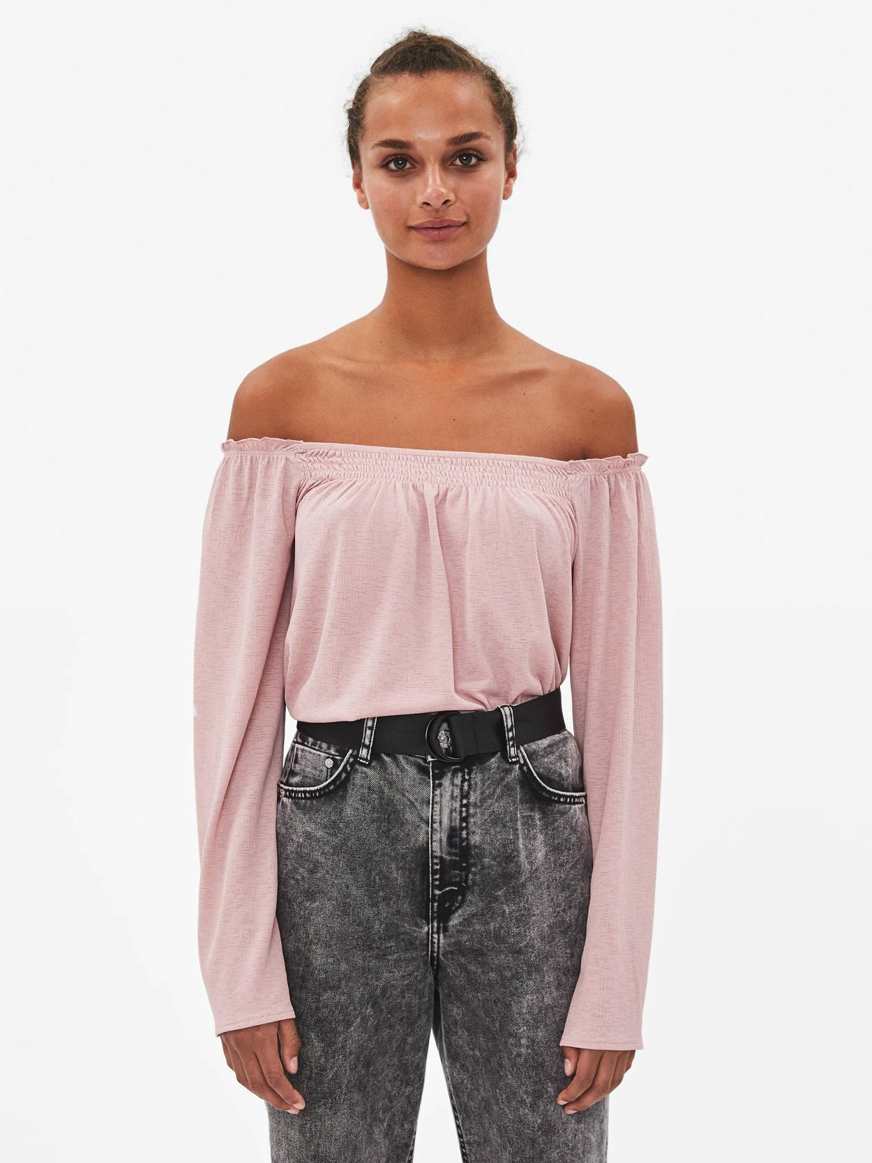 

Топ Bershka 7306/187/676-ACWG S Розовый