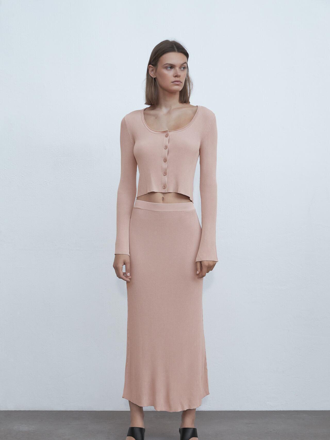 

Кардиган Zara 3597/101/622-ACUH S Бледно-розовый