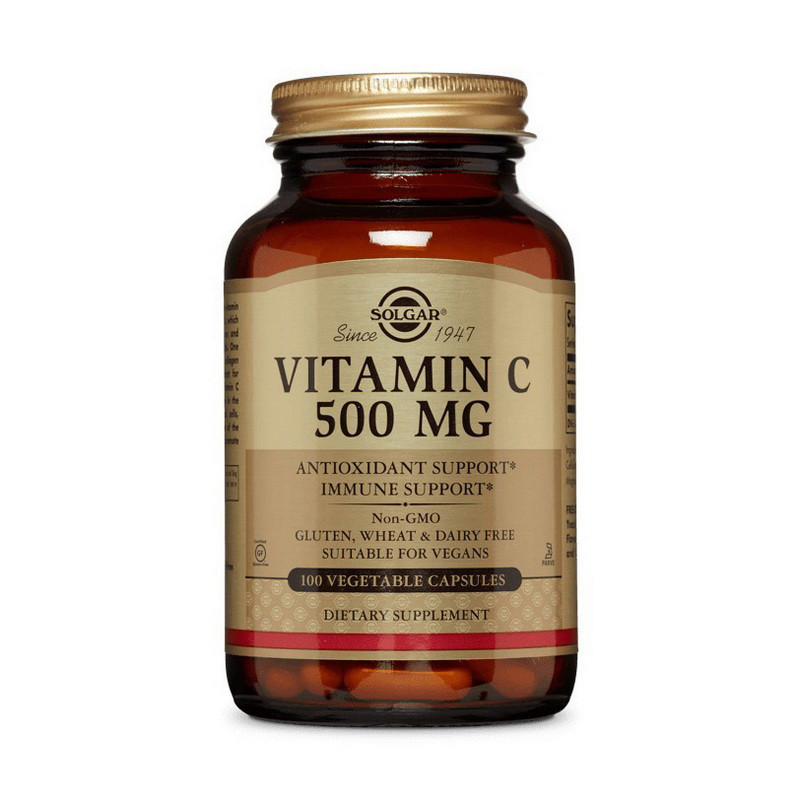 

Витамин Ц Solgar Vitamin C 500 mg (90 veg caps)