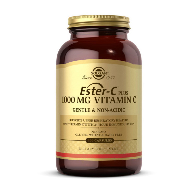 

Витамин С эстер плюс сложноэфирный Solgar Ester-C plus 1000 mg Vitamin C (100 caps)