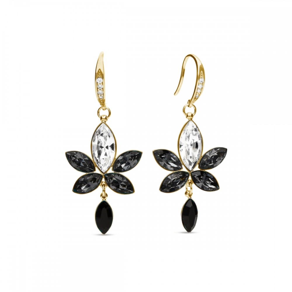 

Серебряные серьги Spark со Swarovski Lotus KWCDG4228CSN