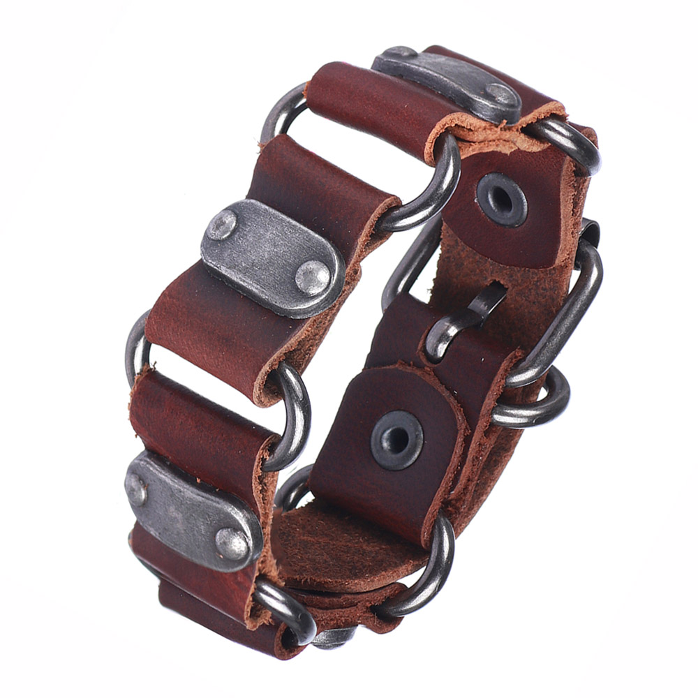 

Кожаный браслет Чикаго DiaDemaGrand Коричневый с серым (101928-9-16)