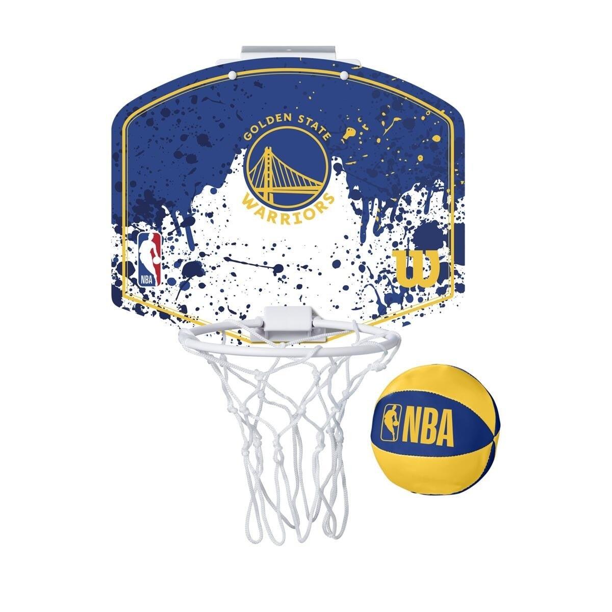 

Навесное баскетбольное мини-кольцо Wilson NBA Team Mini Hoop(WTBA1302GOL - Golden State Warriors) MISC