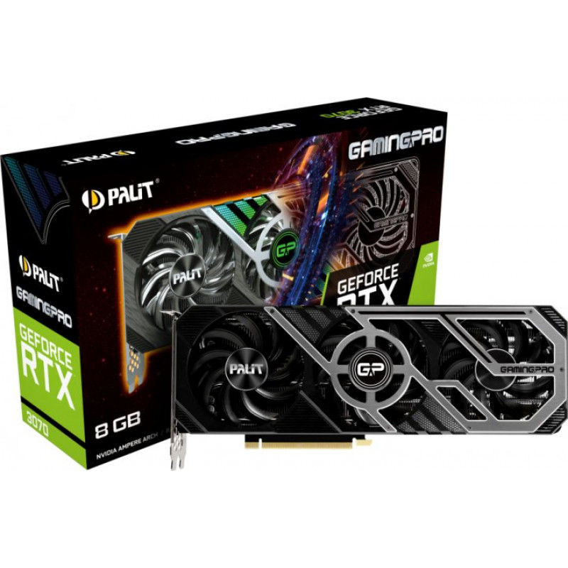 

Видеокарта Palit GeForce RTX 3070 GamingPro (NE63070019P2_1041A)