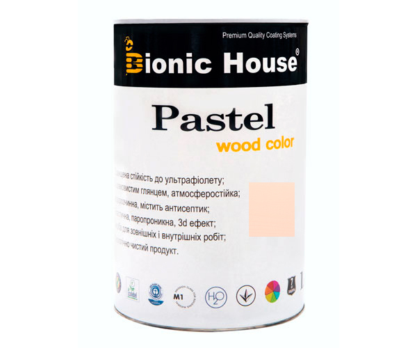 

Краска для дерева PASTEL Wood Color Bionic-House 0,8л Зефир Р205