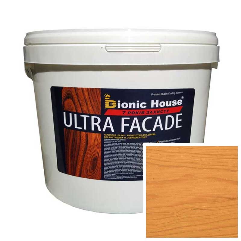 

Краска для дерева фасадная, длительного срока службы ULTRA FACADE 10л Орегон
