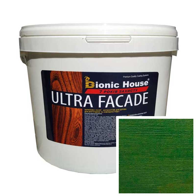 

Краска для дерева фасадная, длительного срока службы ULTRA FACADE 10л Кипарис