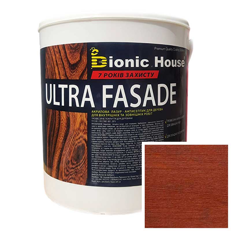 

Краска для дерева фасадная, длительного срока службы ULTRA FACADE 0,8л Марсала