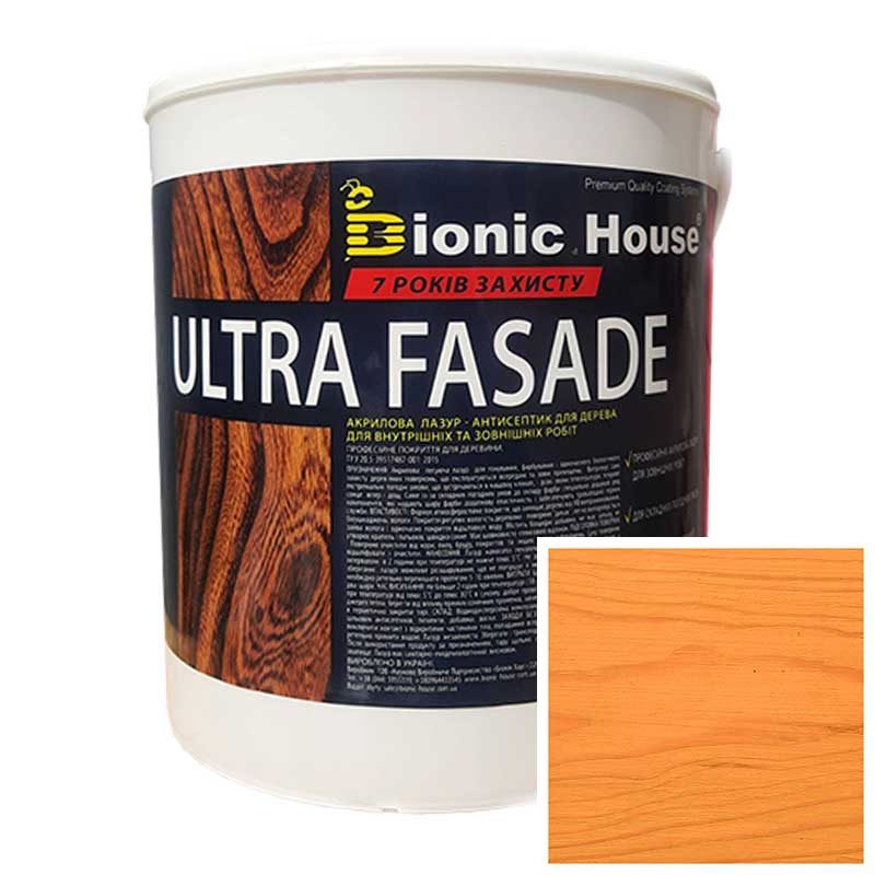 

Краска для дерева фасадная, длительного срока службы ULTRA FACADE 2,5л Орегон