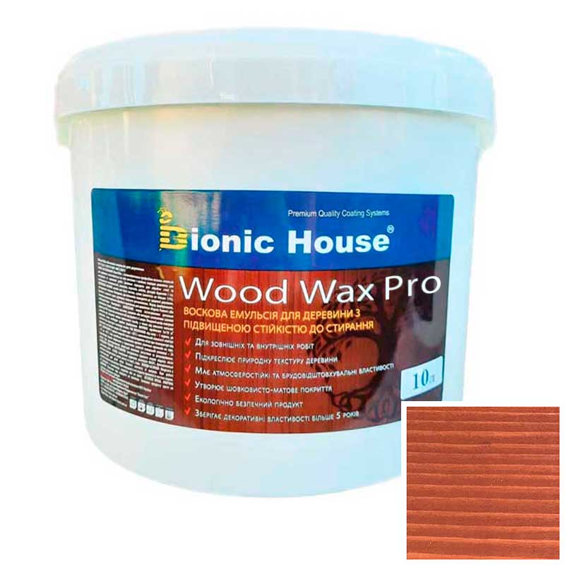 

Краска для дерева WOOD WAX PRO безцветная база Bionic-House 10л Сандал