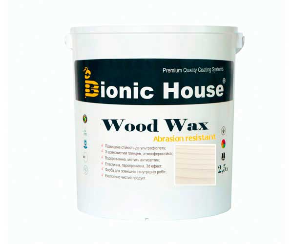 

Краска для дерева WOOD WAX Bionic-House 2,5л Жасмин