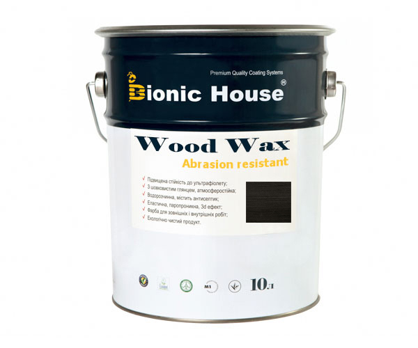 

Краска для дерева WOOD WAX Bionic-House 10л Черное дерево А120