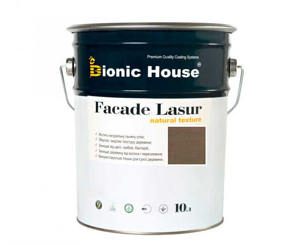 

Краска для дерева FACADE LASUR Bionic-House 10л Умбра