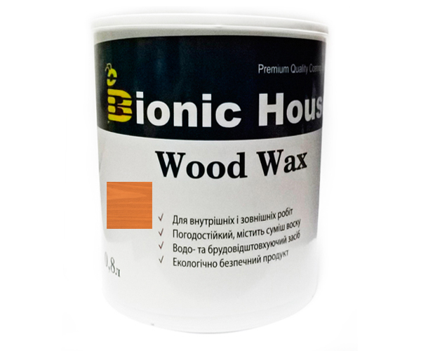 

Краска для дерева WOOD WAX Bionic-House 0,8л Миндаль А112