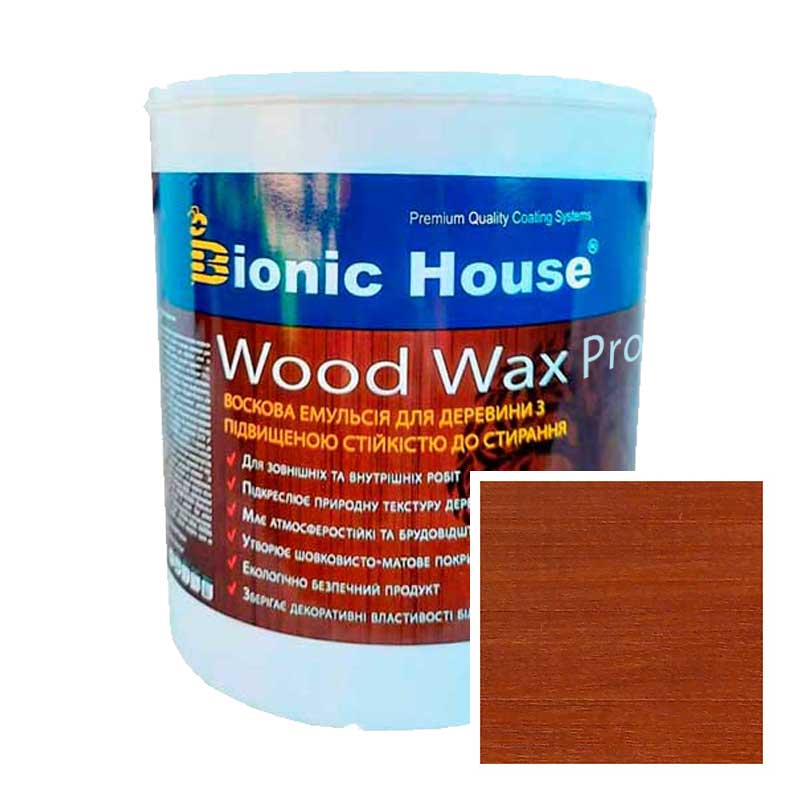 

Краска для дерева WOOD WAX PRO безцветная база Bionic-House 2,5л Каштан