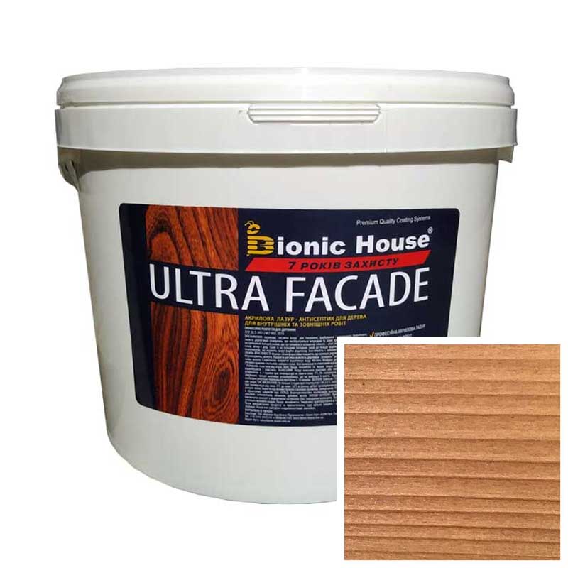 

Краска для дерева фасадная, длительного срока службы ULTRA FACADE 10л Клен